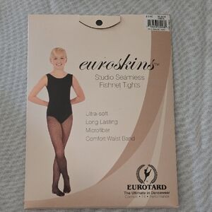 Black Studio Seamless Fishnet Tights